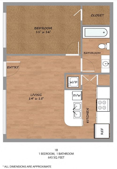 311 E. Hickory 1-2 Beds Apartment for Rent - Photo Gallery 20